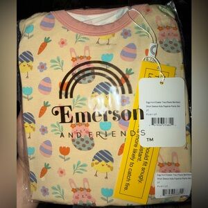 Egg Hunt Easter Two-Piece Bamboo
Emerson
Short Sleeve Kids Pajama Pants Set
2T